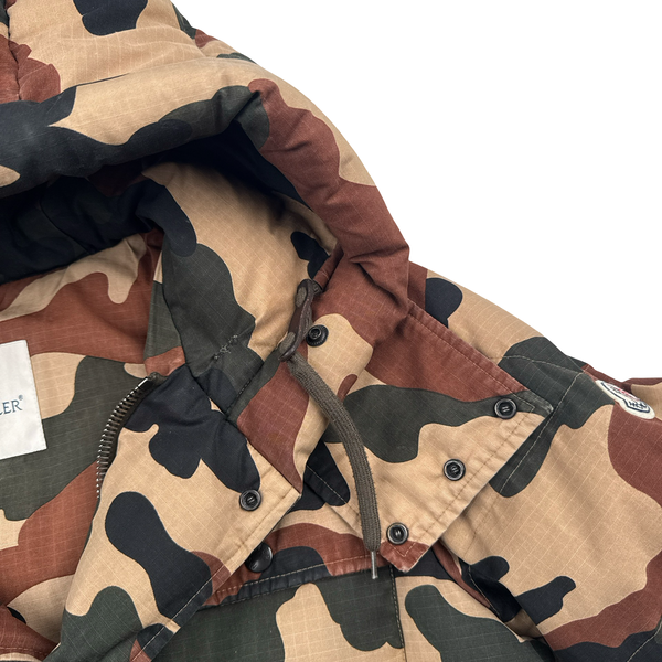 Moncler Norme Afnor Camo Down Filled Jacket - Large