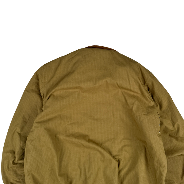 Gucci Monogram Reversible Canvas Collared Jacket - Large