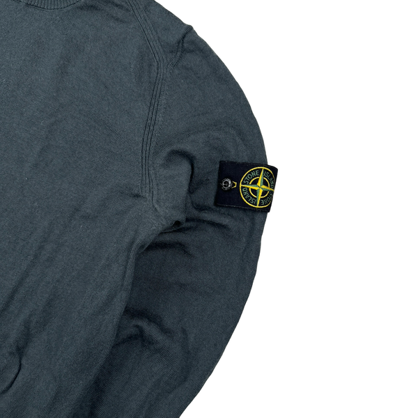 Stone Island 2019 Grey Roll Neck Knit Jumper - Large