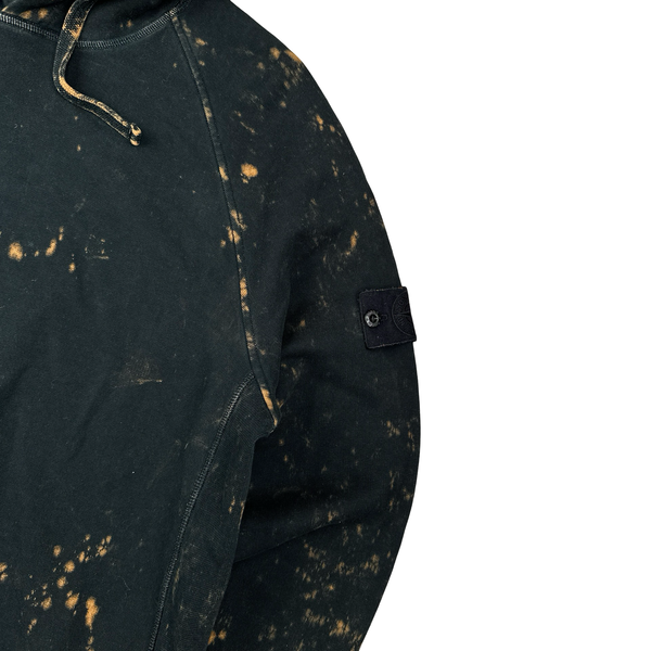 Stone Island 2022 Camo OVD Black Pullover Hoodie - Medium