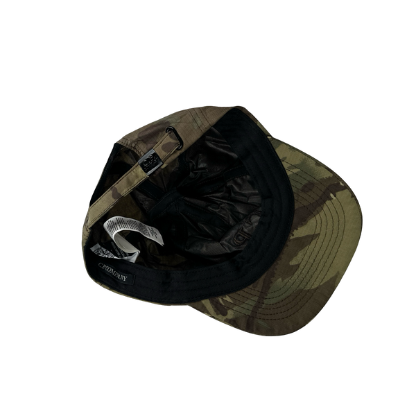 CP Company Camo Nylon Spellout Crinkle Cap