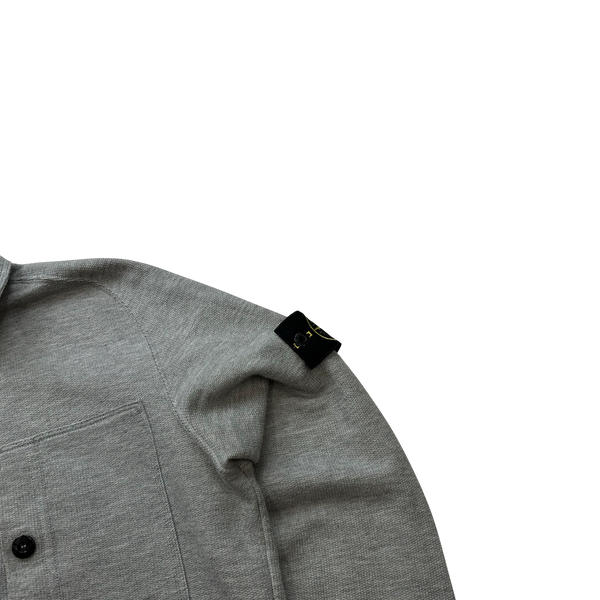 Stone Island 2015 Grey Pullover Collared Jumper - Medium
