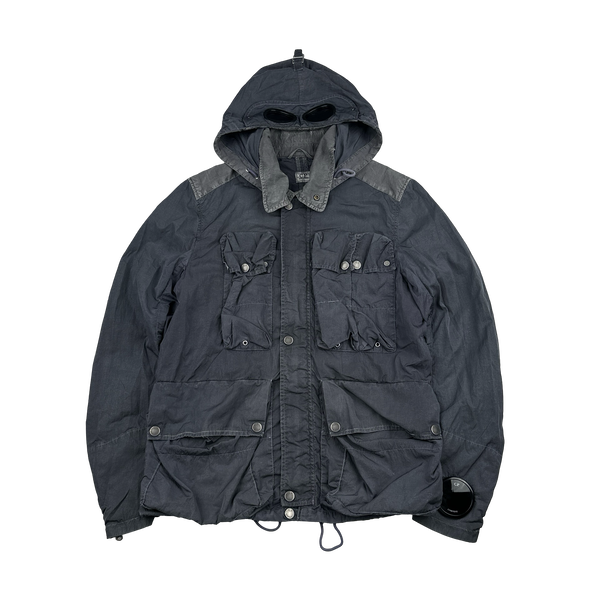 CP Company Purple Chrome Shimmer Goggle Watch Viewer Jacket - Medium