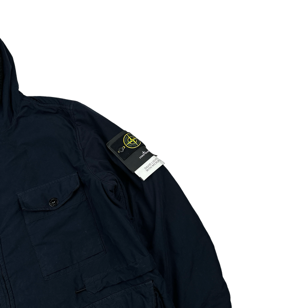 Stone Island 2022 Navy Micro Pile David TC Jacket - XL