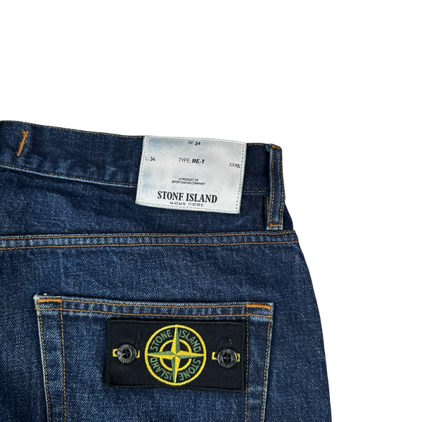 Stone Island 2017 RE T Blue Denim Jeans - 34"