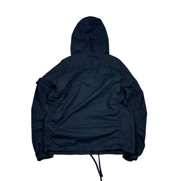 Stone Island 2017 Navy Tela Paracadute Hooded Jacket - XL