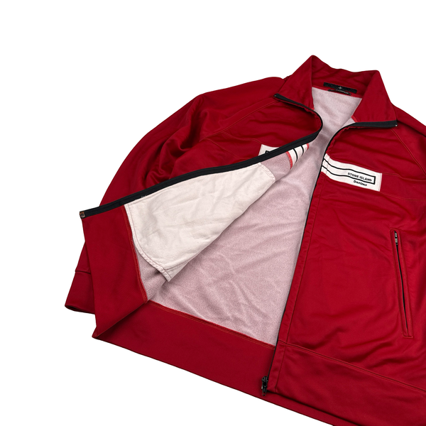 Stone Island 2003 Vintage Denims Red Nylon Track Top - XXL