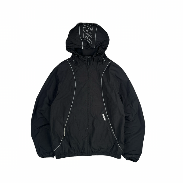 Palace Black Nylon Lightweight Zipped Spellout Jacket - Medium