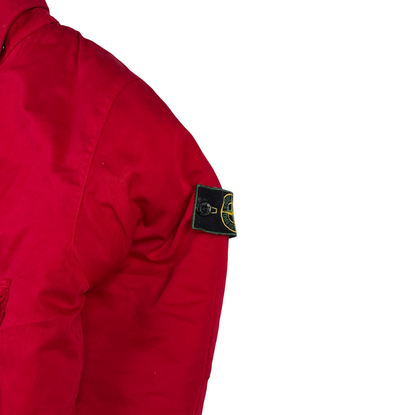 Stone Island Vintage 1998 Red Green Edged Badge Jacket - Medium