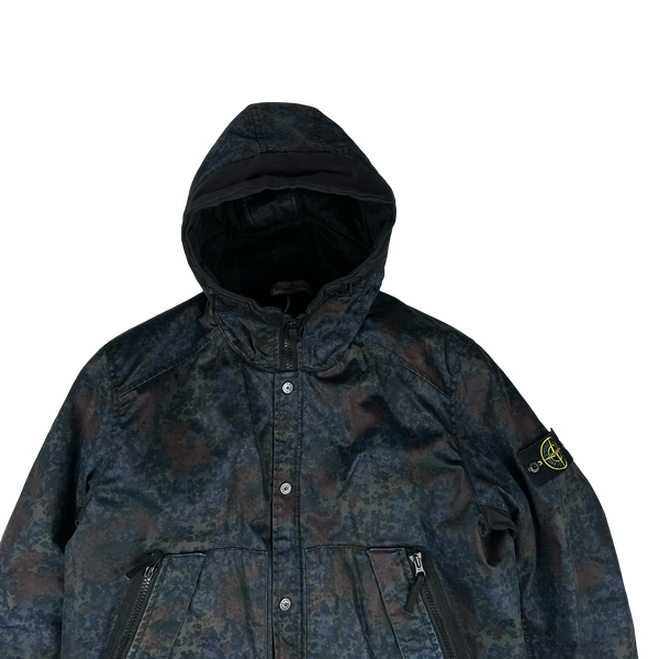 Stone Island Raso Gommato 2013 Camo Print OVD Jacket - XL