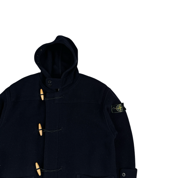 Stone Island 1988 Blue Montgomery Duffle Coat - Small