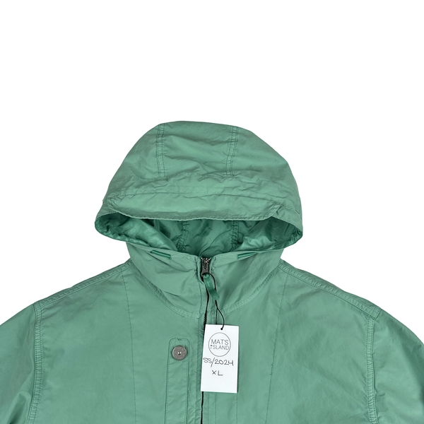 Stone Island 2024 Turquoise Polyester Tela David Light TC Jacket - XL