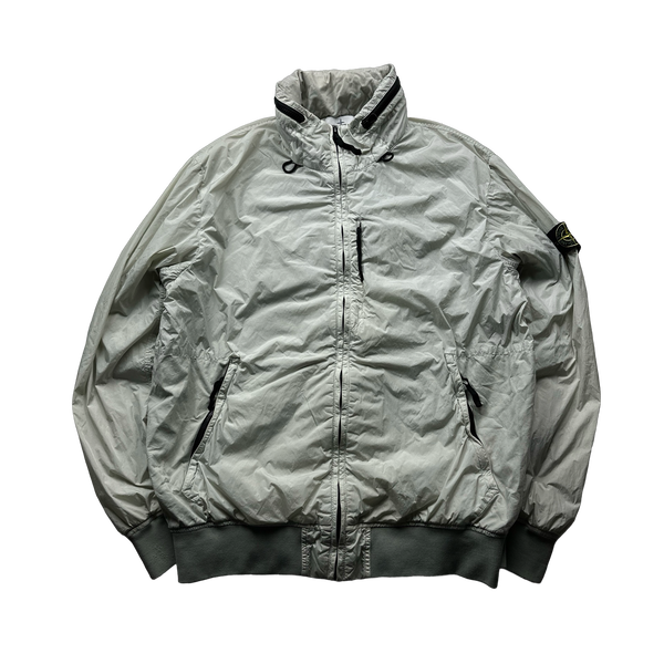 Stone Island Grey Garment Dyed Crinkle Reps Jacket - XXL