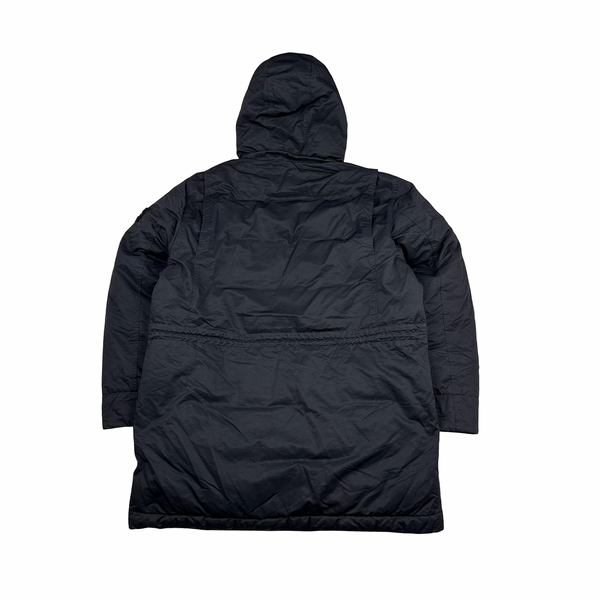 Stone Island 2022 Black Opaque Nylon Twill Down TC Puffer - Large