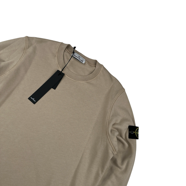 Stone Island 2023 Mocha Crewneck Sweatshirt - Large