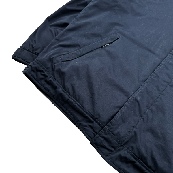 Ralph Lauren Navy Fleece Lined Water Resistant Jacket - Large