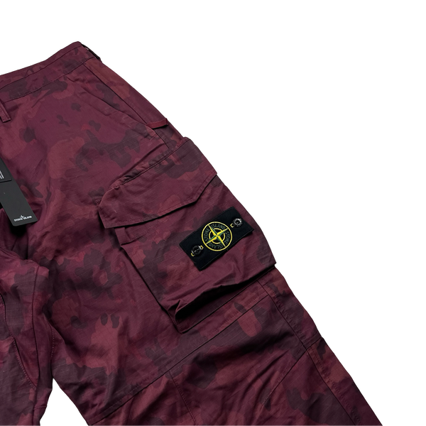 Stone Island x Supreme 2022 Ice Camo Cargo Trousers - 36"