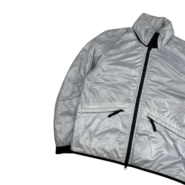 Stone Island 2018 Icey White Pertex Quantum Primaloft Jacket - Large
