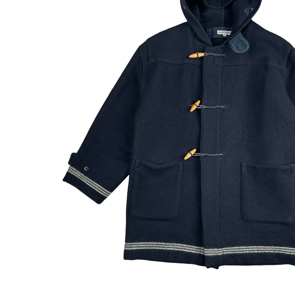 Stone Island Green Edge Vintage Wool Duffle Coat - Large