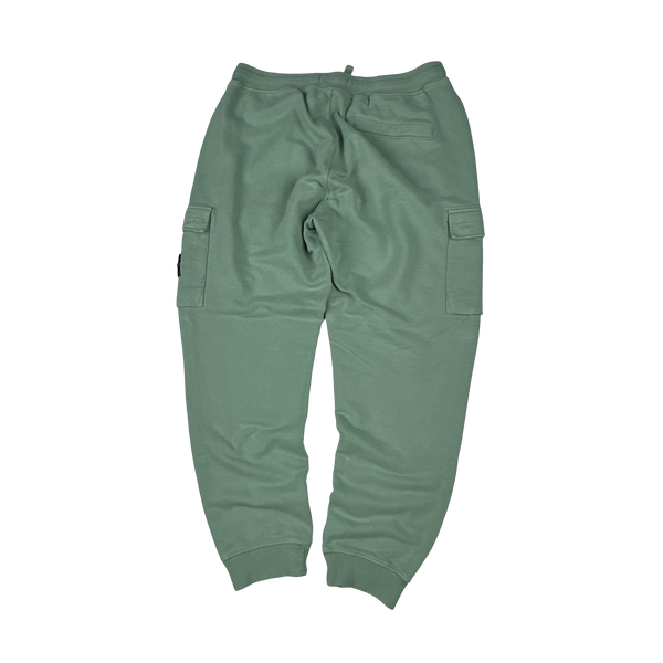 Stone Island 2022 Mint Green Cotton Cargo Joggers - XL