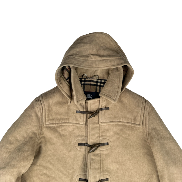 Burberry Lana Wool Duffle Coat - Large