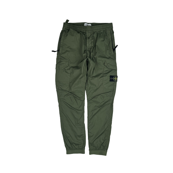 Stone Island 2020 RE T Green Cargo Trousers - 32"