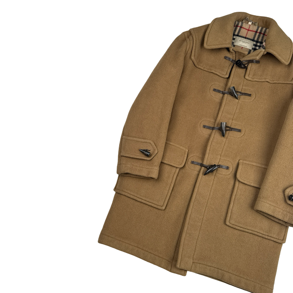 Burberry Lana Wool Duffle Coat - Medium