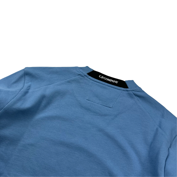 CP Company Blue Cotton Crewneck Sweatshirt - Medium
