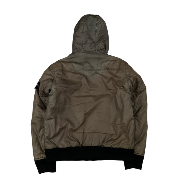 Stone Island 2012 Brown Thermo Reflective Padded Jacket - Large