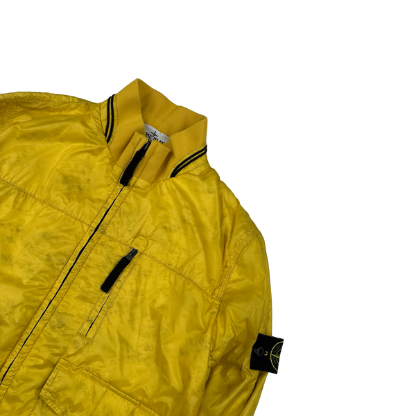 stone  ジップジャケット トラックジャケット イエロー バッジ Stone Island ジップアップ ジャケット 通販 - FARFETCH