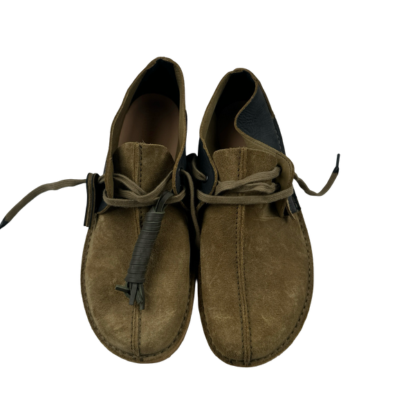 CP Company x Clarks Originals Beige Suede Shoes - UK 10