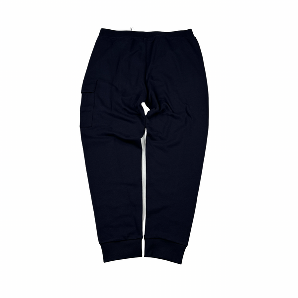 CP Company Navy Cotton Lens View Joggers - Large