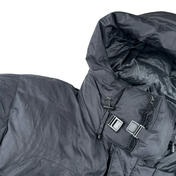North Face Black Himalayan Summit Series 800 Down Hooded Puffer Jacket - Small