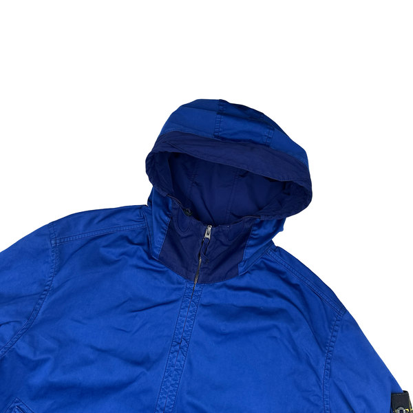 Stone Island Blue David Jersey TC Hooded Jacket - XXL