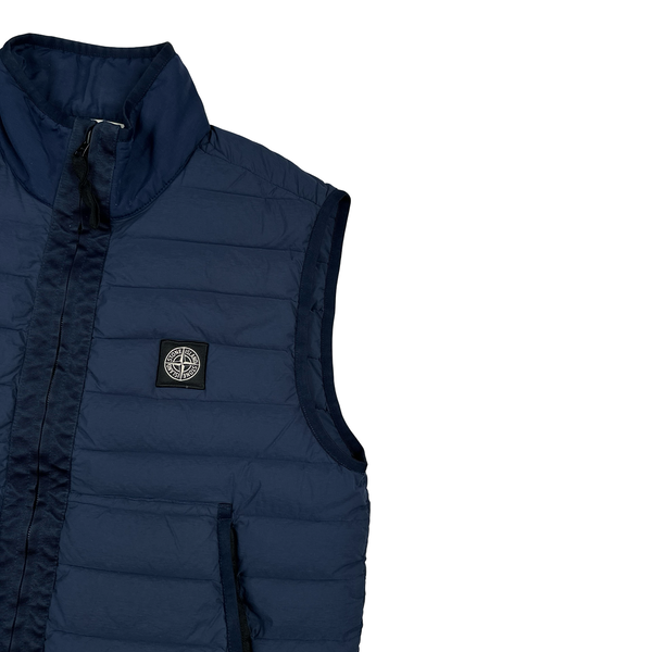 Stone Island 2020 Navy Down Filled Gilet - Medium