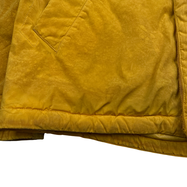 CP Company Orange Nycra Re-Colour Goggle Hooded Jacket - Large