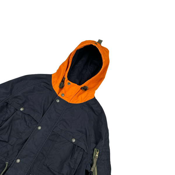 Ralph Lauren Denim Supply Navy/Orange Colour Block Jacket - XL