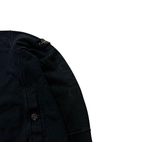 Stone Island x Supreme 2014 Black Spellout Tracksuit Set - Large