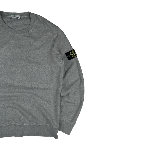 Stone Island 2020 Grey Cotton Crewneck Sweatshirt -  Large