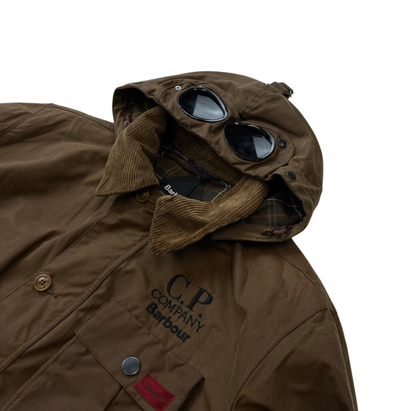 CP Company x Barbour Multi Pocket 500 Mille Waxed Jacket - XS