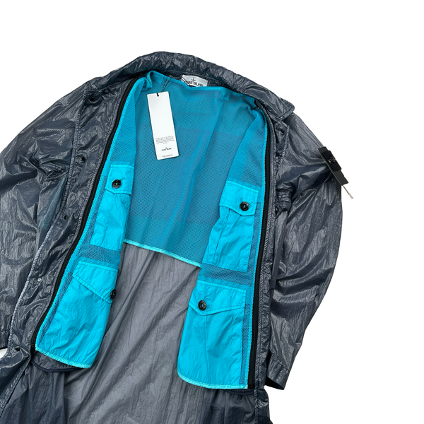 Stone Island Grey Lucid TC Vest Trench Coat - Medium