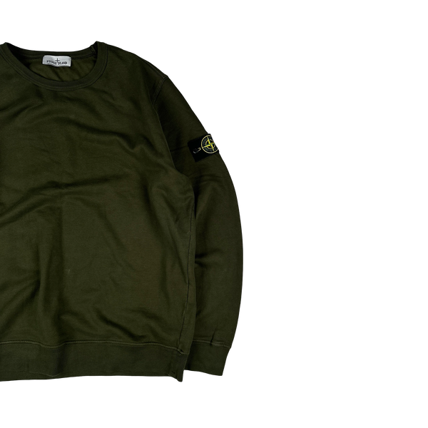 Stone Island 2023 Dark Green Crewneck Jumper - XXL