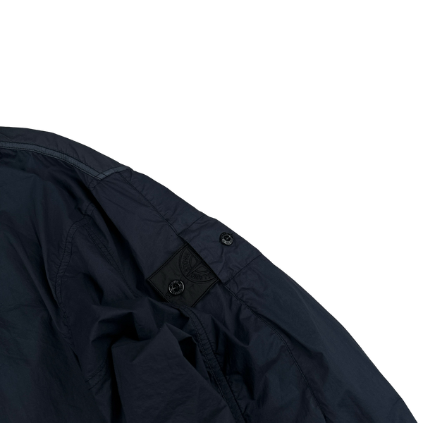 Stone Island 2022 Navy Shadow Project HD Pelleovo Cotton TC Navy Glass Jacket - Large