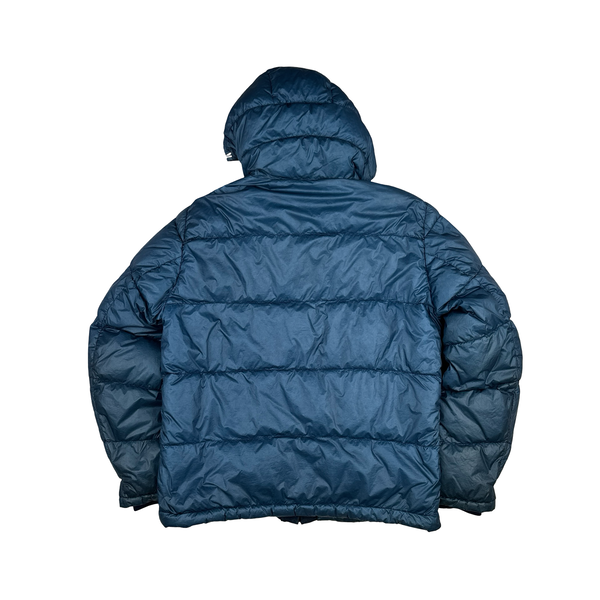 Stone Island Blue Garment Dyed Puffer Jacket - XL