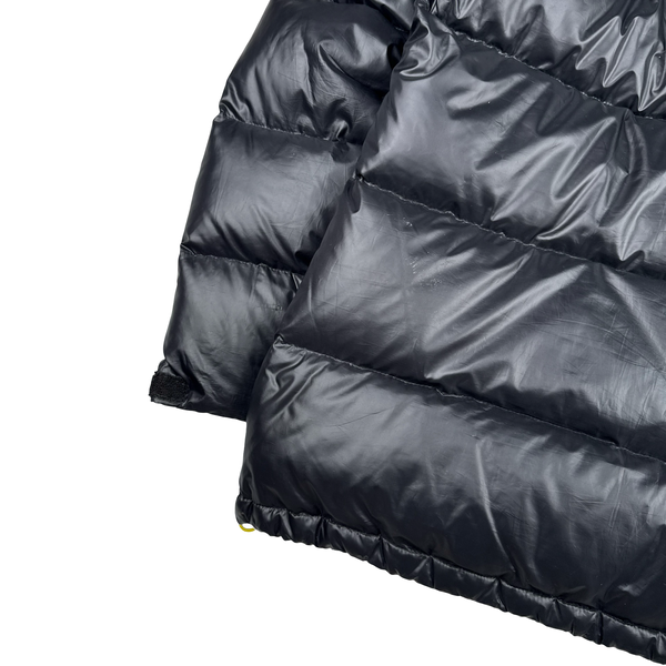 Jean Paul Gaultier Black Chamonix Mont Blanc Down Filled Jacket - Large