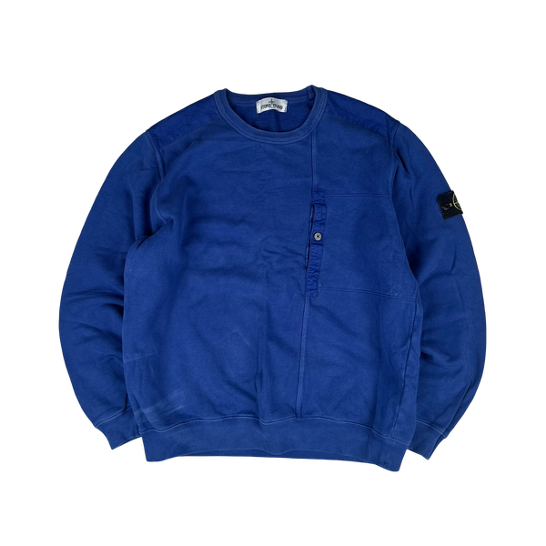 Stone Island 2012 Blue Crewneck Pullover Jumper - XL