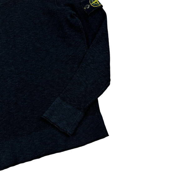 Stone Island Dark Wool Crewneck Jumper - XS