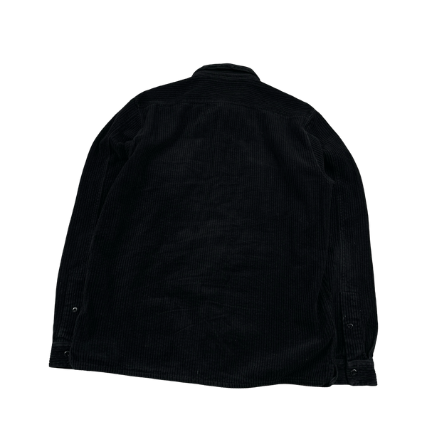 Stone Island 2020 Black Jumbo Corduroy Shirt - Large