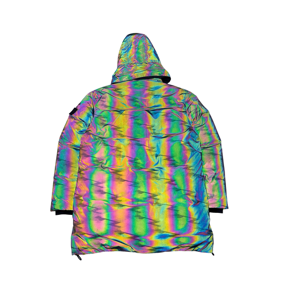 Stone Island 2018 Reflective Scarabeo Down Parka Jacket - XL
