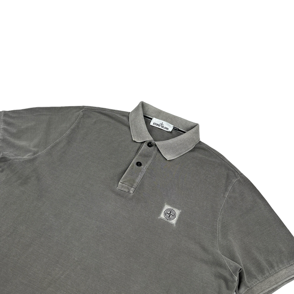 Stone Island 2016 Grey Slim Fit Polo Shirt - XXL